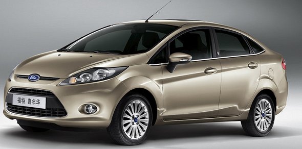 Photo The upcoming Ford Fiesta sedan for India