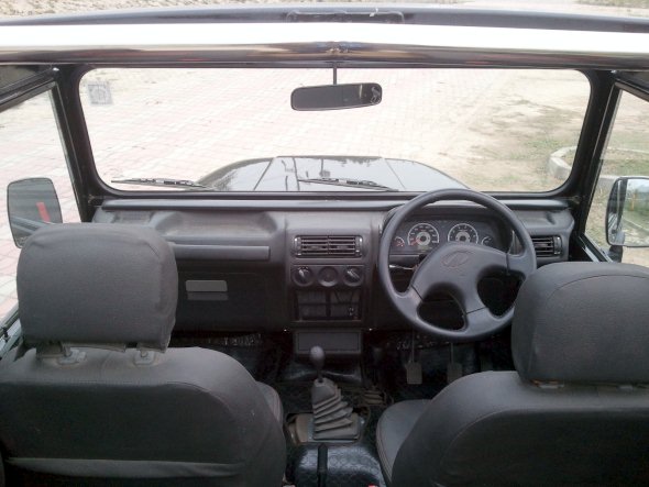 mahindra thar review Photo The interiors of the Thar are basic with a 