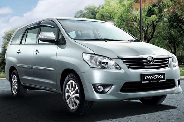 Photo The new Toyota Innova looks only slightly different from the present
