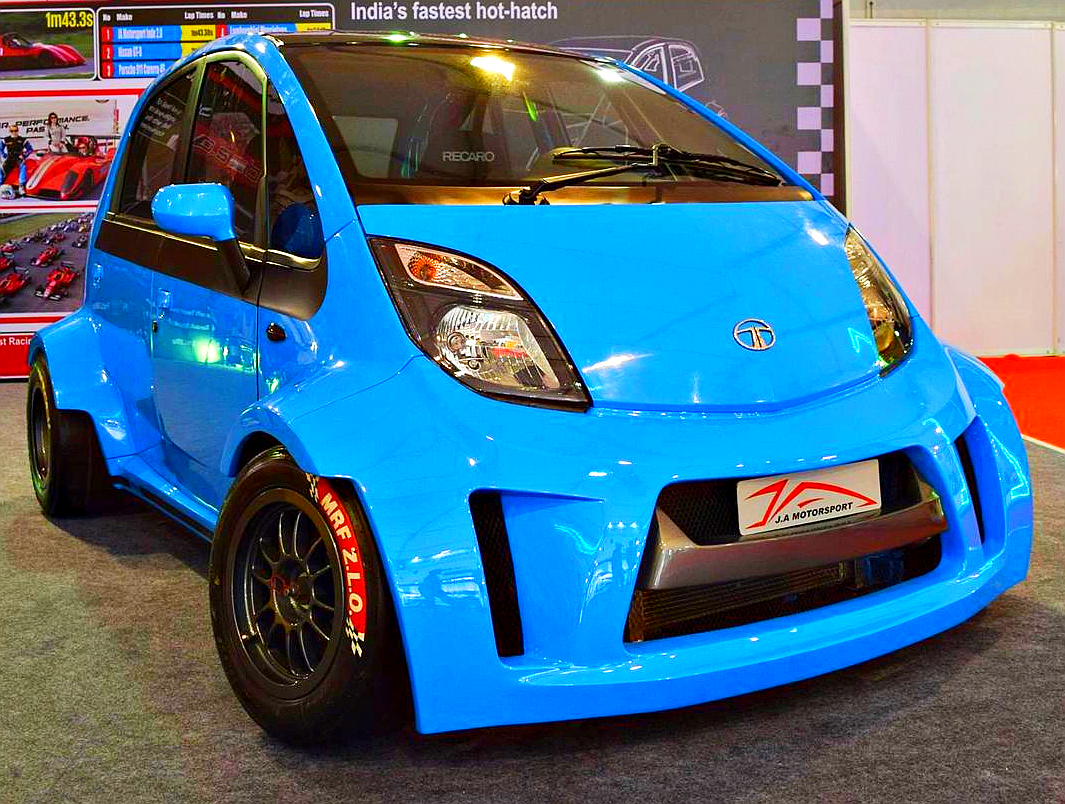 JA Motorsports' Tata Super Nano hatchback car is a 230 Bhp fire breather