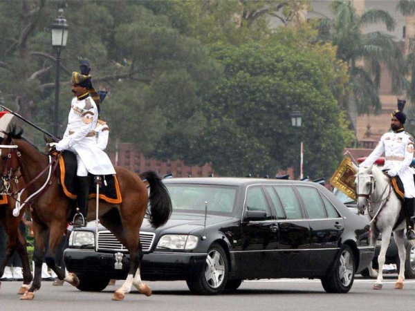 Indian president mercedes benz