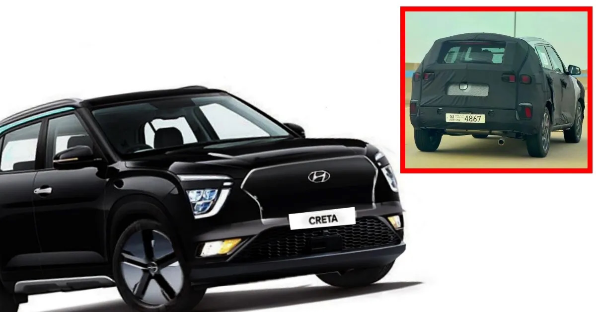 Hyundai Creta EV spy shot