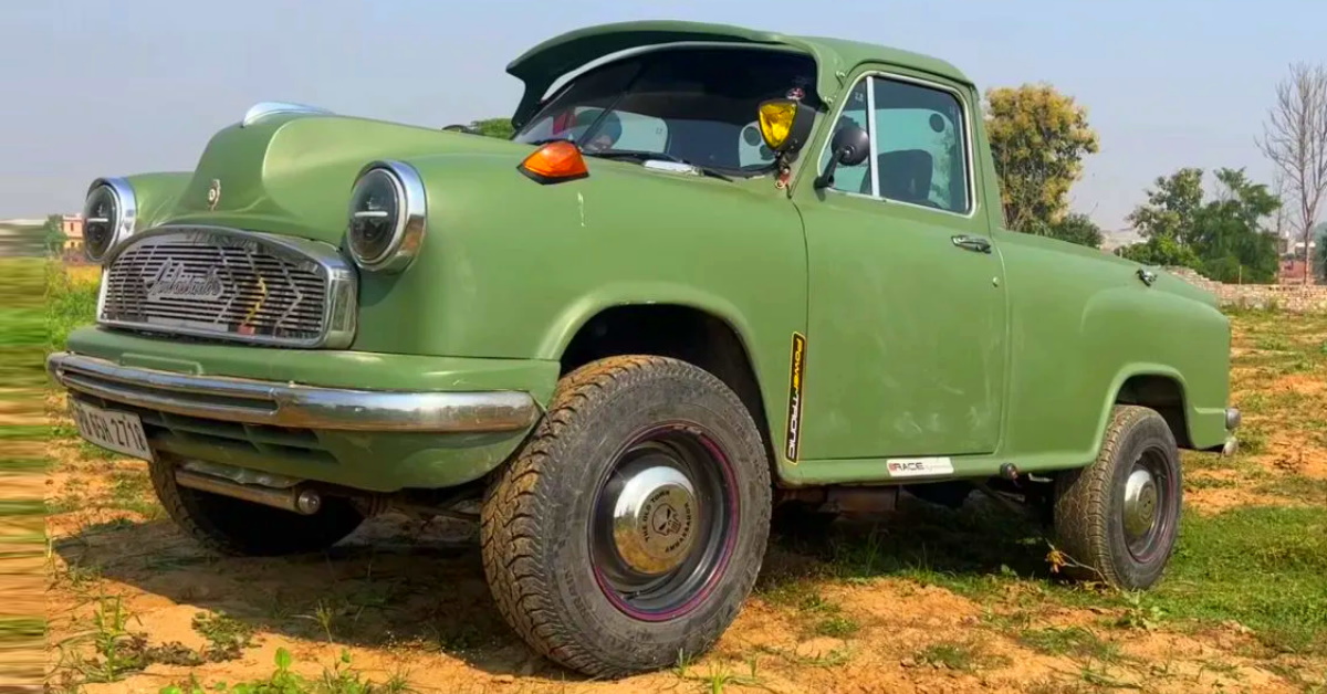 Hindustan Ambassador as a Pick-up truck