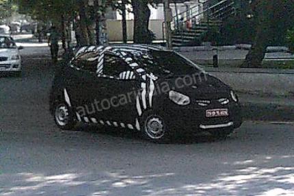 hyundai-ha-spied-courtesy-autocarindia-photo Hyundai HA small car to compete with the Alto not Nano