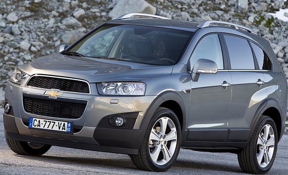 What is the price of Chevrolet Captiva in India?