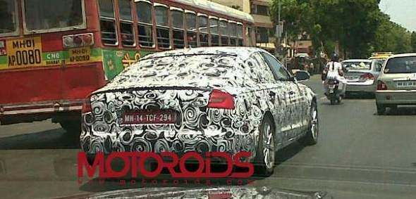 2011-new-audi-a6-spy-photo-2 Audi A6 Sedan caught testing in Mumbai