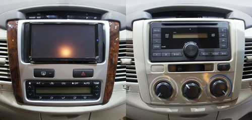innova-centre-stack-photo Facelifted Toyota Innova unveiled in Indonesia, likely in India in 2012