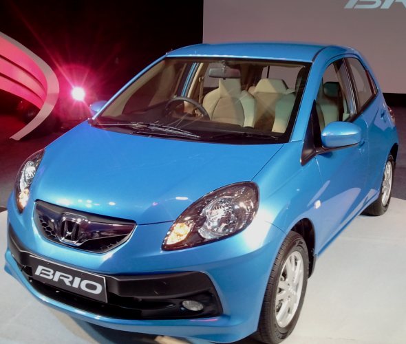 honda-brio-launch-photo Honda Brio launched at Rs. 3.95 lakh!