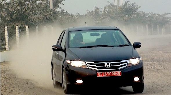 honda city action photo