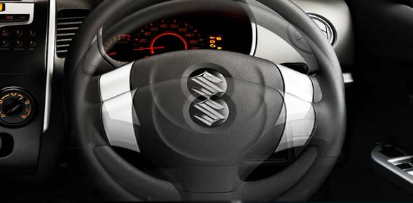 wagon-r-steering-wheel 6 reasons why the Maruti Suzuki Wagon R is a great car for its features