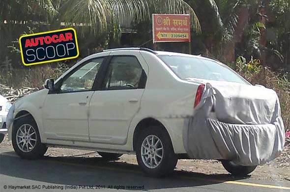mahindra-verito-spyshot-1 Mahindra Verito facelift spotted testing