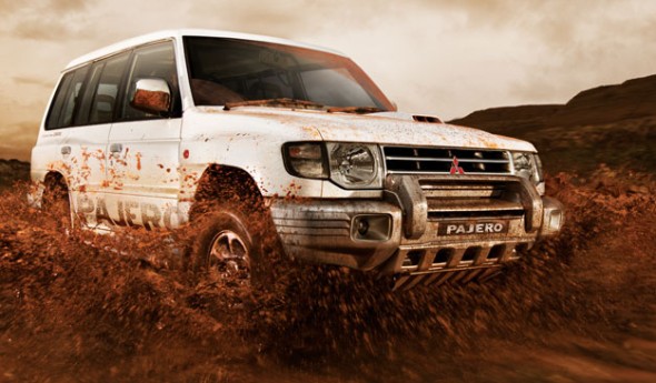 mitsubishi pajero sfx india photo