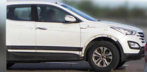 new-hyundai-santa-fe-front-right New Hyundai Santa Fe spy photos