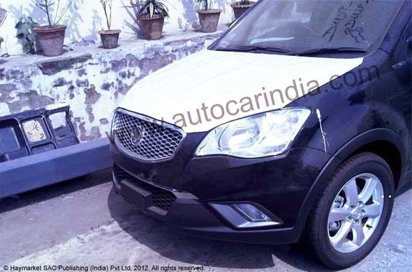 ssangyong-korando-front-right Ssangyong Korando spotted testing in India