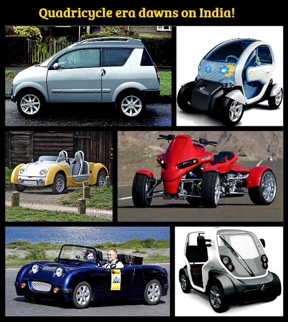 upcoming quadricycles for india