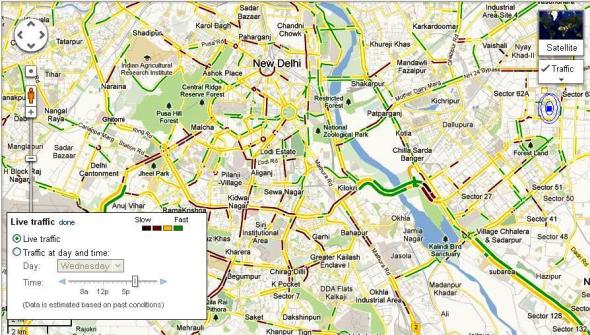 Google-maps-live-traffic