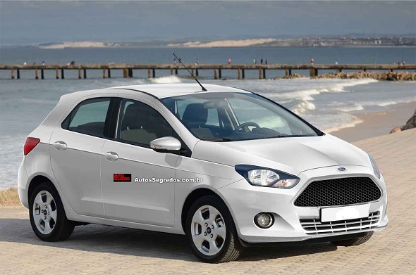  Pruebas del nuevo Ford Figo en Brasil, lanzamiento en India solo en