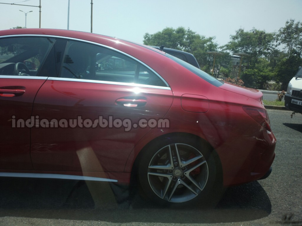 Mercedes Benz CLA45 AMG spotted in India