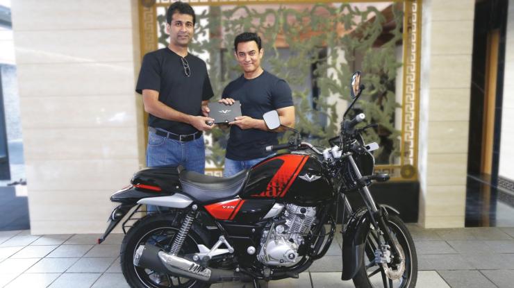 Aamir Khan buys a custom-built Bajaj V15