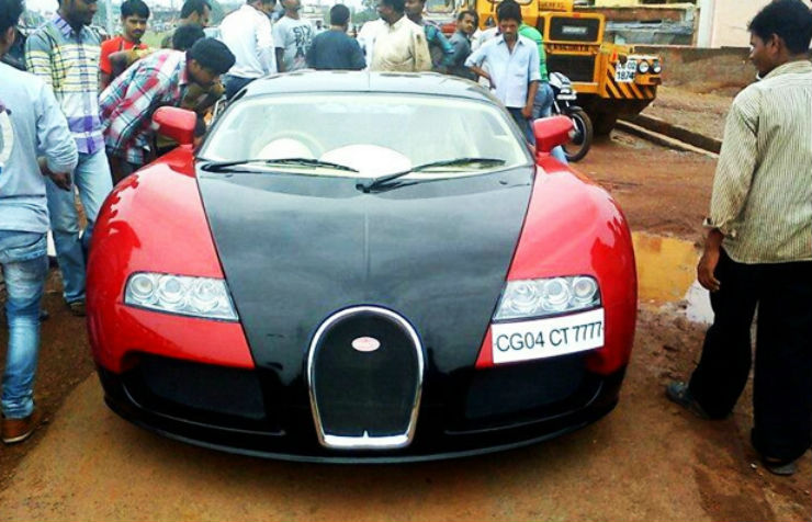 Bugatti Veyron replicas built on regular cars like Tata Nano & Honda City!