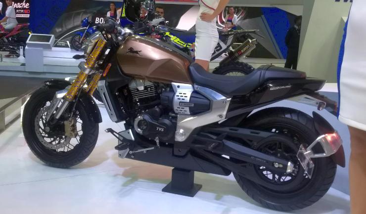 Tvs Zeppelin Cruiser Motorcycle Is A Total Beast Unveiled At Auto