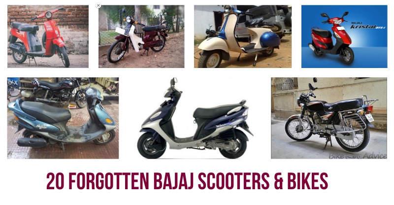 20 ‘FORGOTTEN’ motorcycles & scooters from Bajaj Auto