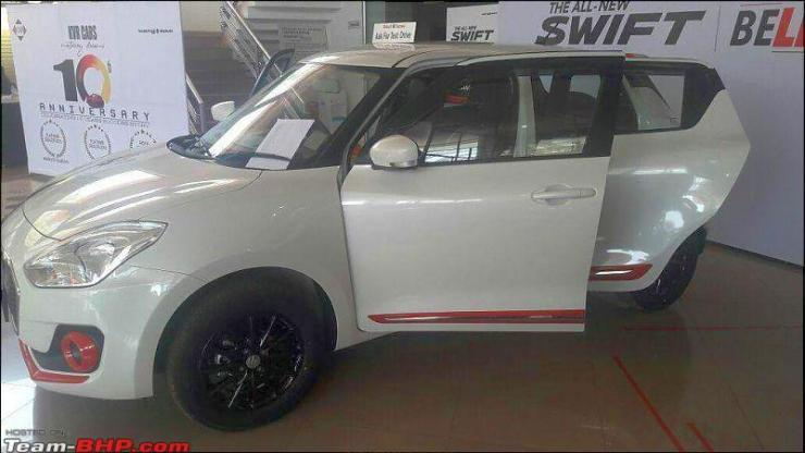 New Maruti Suzuki Swift First Accessorized Version Shows