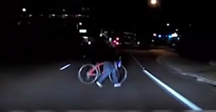 Uber self driving car crash dashcam footage