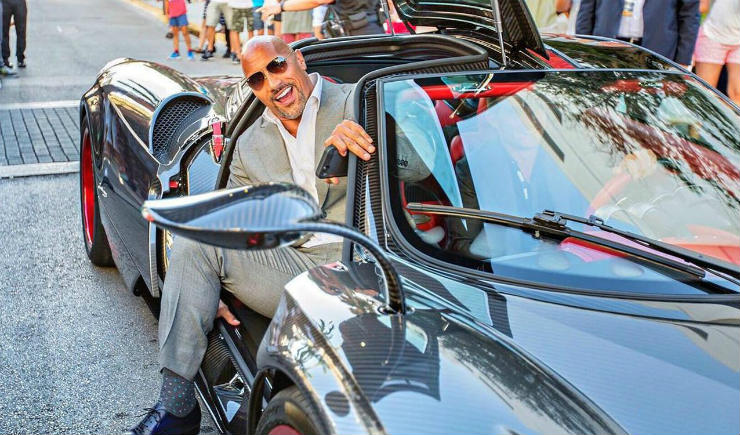 Dwayne “The Rock” Johnson’s exotic car collection; From Pagani Huayra to Rolls Royce Wraith