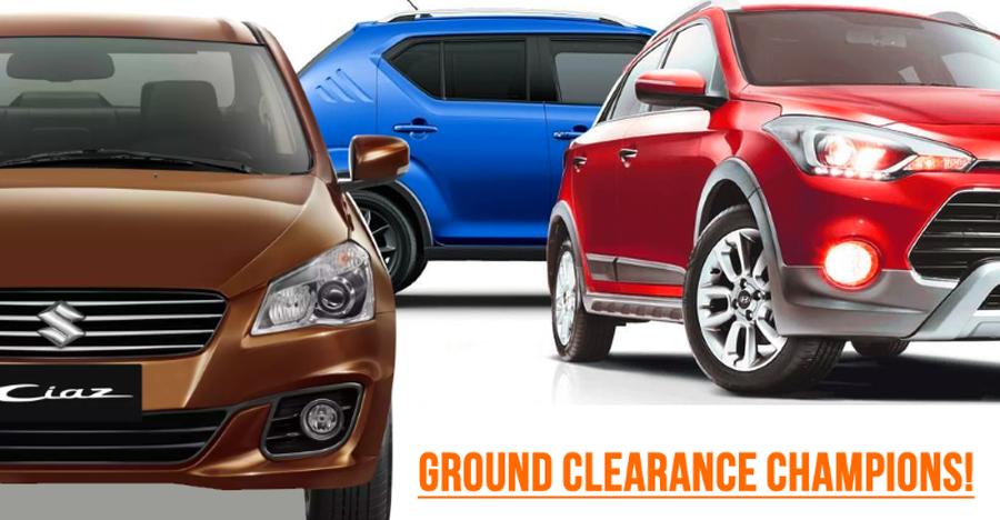 Suv Ground Clearance Comparison Chart