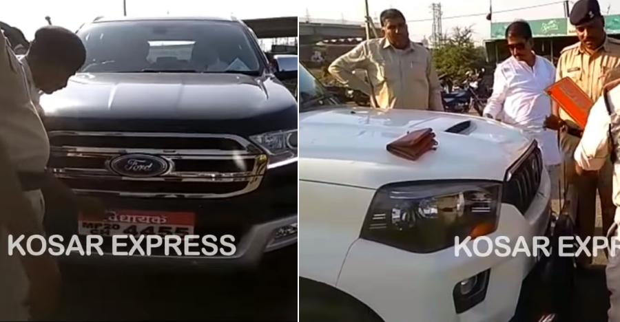 Cops Breaking Illegal Number Plates Featured