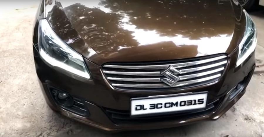 Old Ciaz With New Ciaz Headlamps Featured