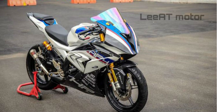 Yamaha R15 Modified To Bmw Hp4 Race Feature