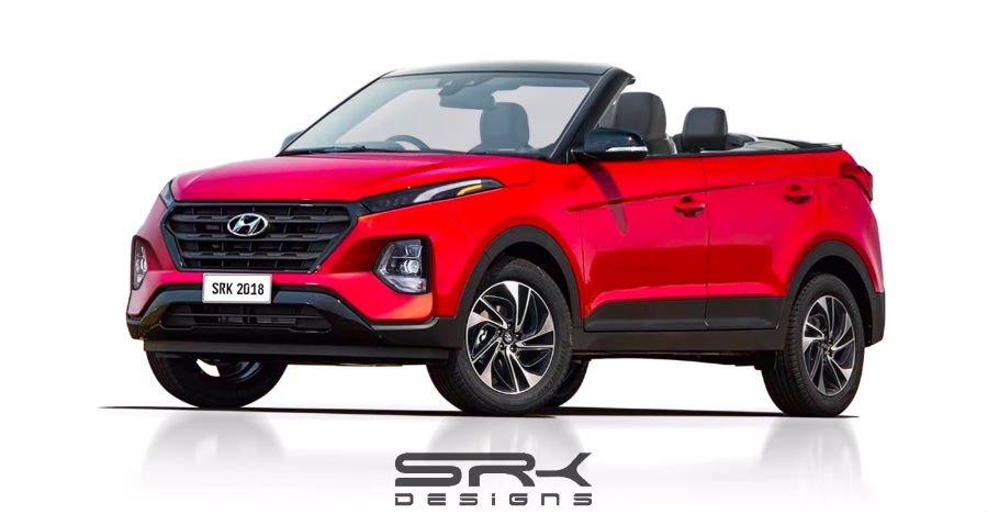 Hyundai Creta looks RED HOT in convertible form