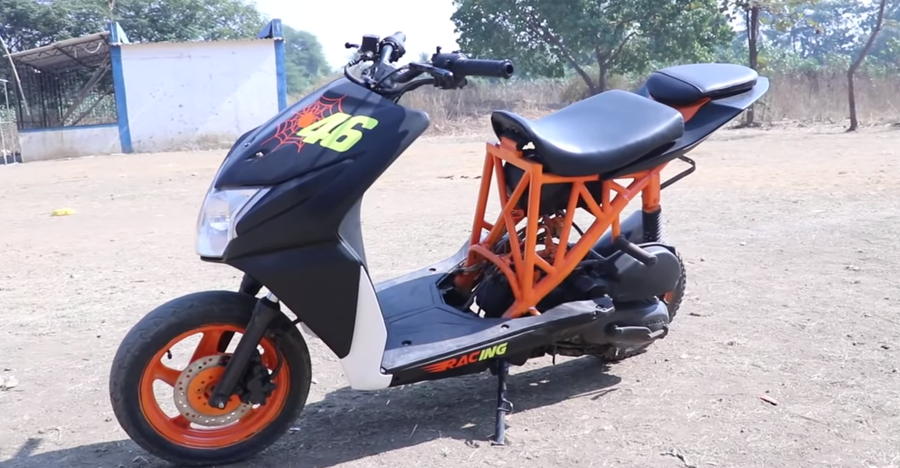This Honda Dio Wants To Be A Ktm Rc Sportsbike Extreme Modification Video