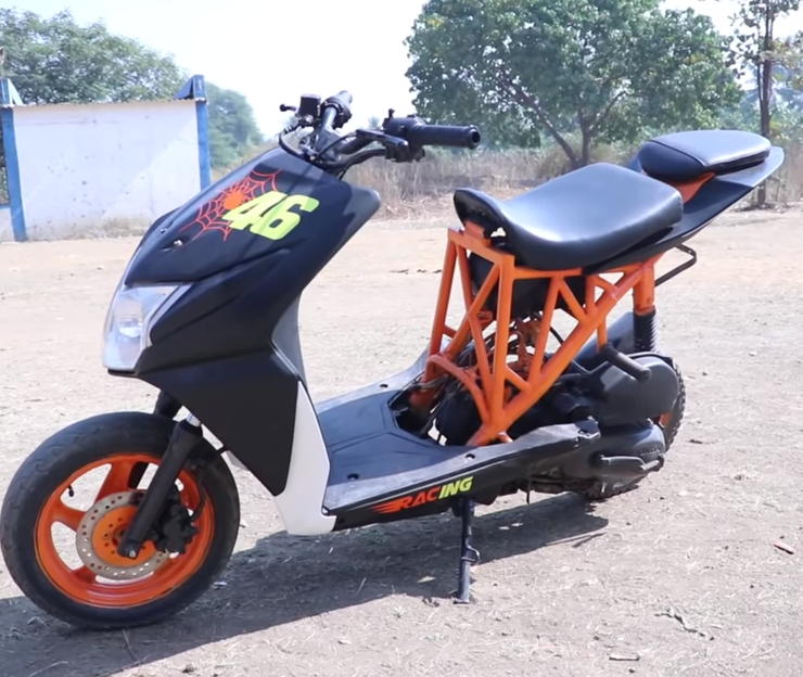 This Honda Dio Wants To Be A Ktm Rc Sportsbike Extreme