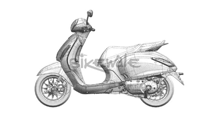 Bajaj Urbanite scooter design sketches surface