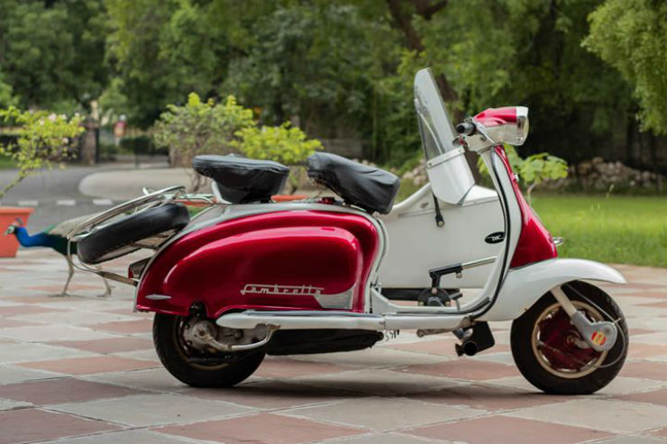 This the most gorgeously restored scooter we've in India