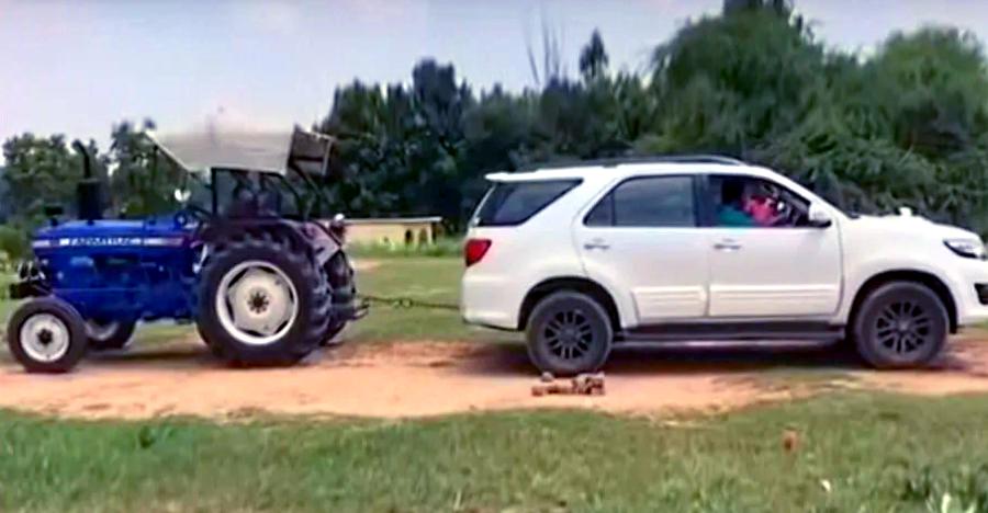 Fortuner Vs Tractor Featured