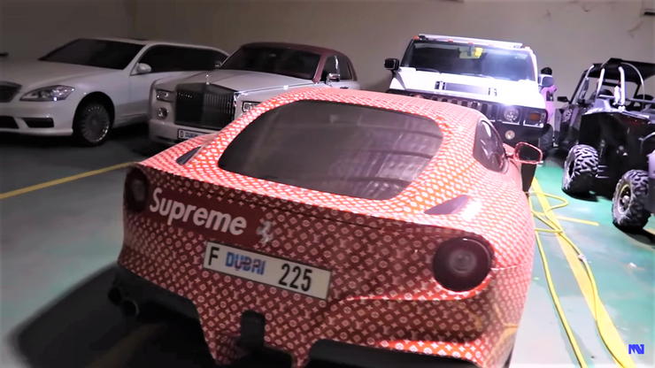 Into the exclusive supercar garage of Dubai's richest kid: From a Ferrari  to a Mercedes Limo [Video]