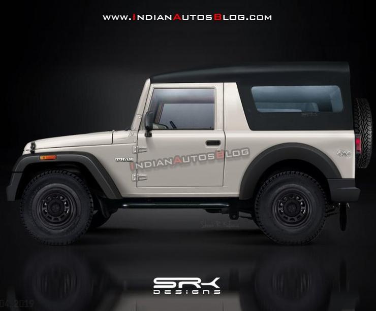 2020 Mahindra Thar Rendered With New Styling Cues Derived From