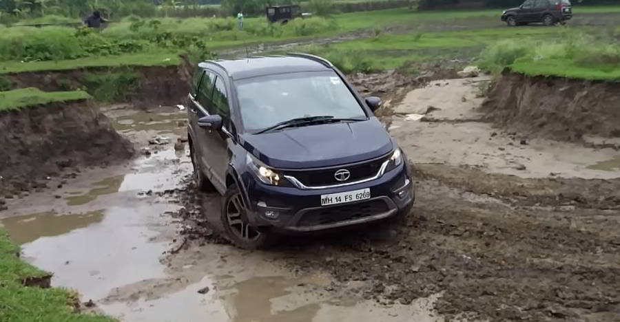 Watch the Tata Hexa 4×4 off roading like a legend [Video}