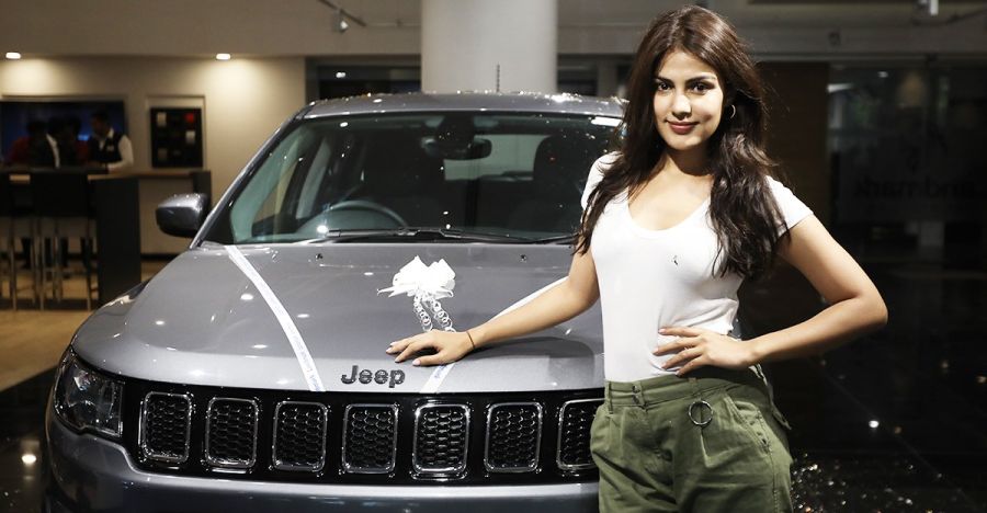 Rhea Chakraborty Jeep Compass Featured
