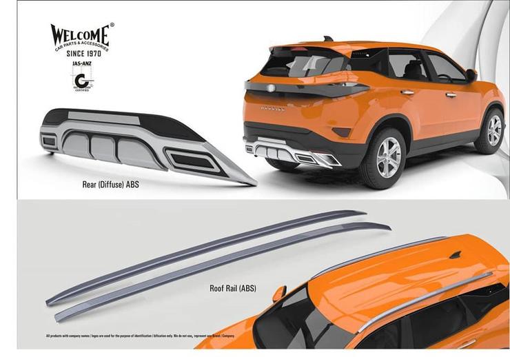 Tata Harrier with new, aftermarket accessories looks cool