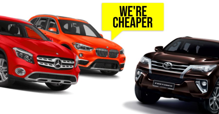 Mercedes Bmw Fortuner Cheaper Featured