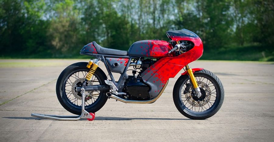 Royal Enfield Gt 650 Cafe Racer Custom Featured