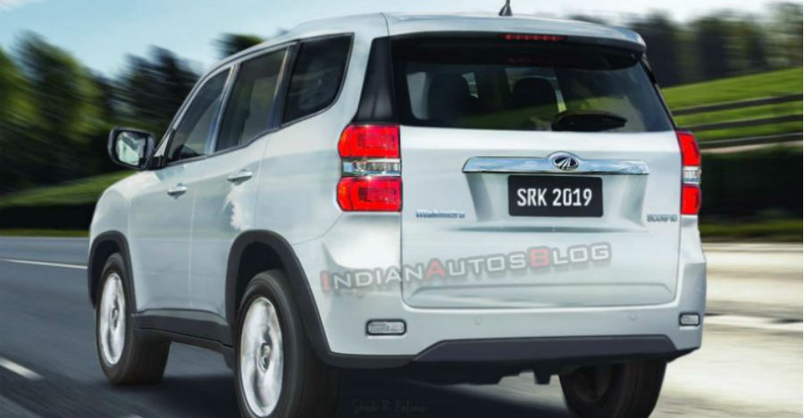 2020 Mahindra Scorpio To Look Completely Different Here S What It May Look Like From Rear