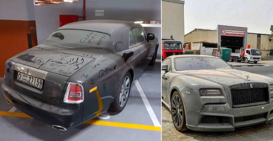Mansory Gold RollsRoyce Ghost Spotted in Dubai  GTspirit