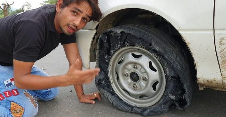 Car Tyre Puncture Featured