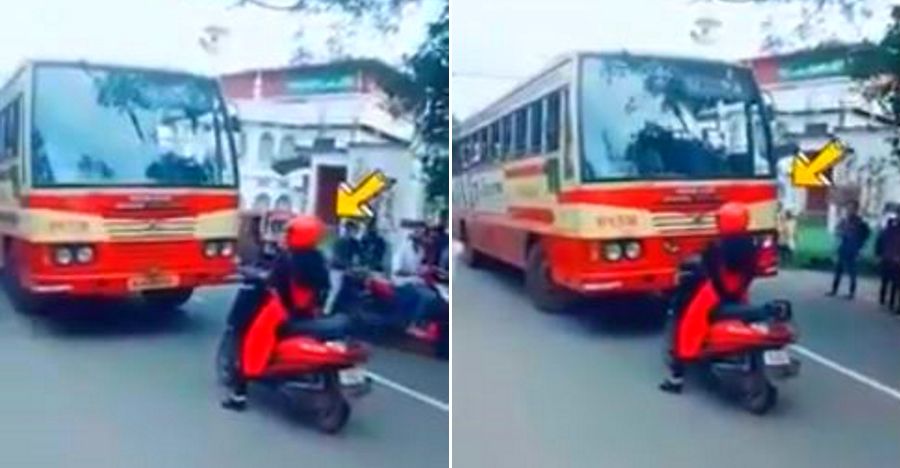Bus Scooter Fight Featured